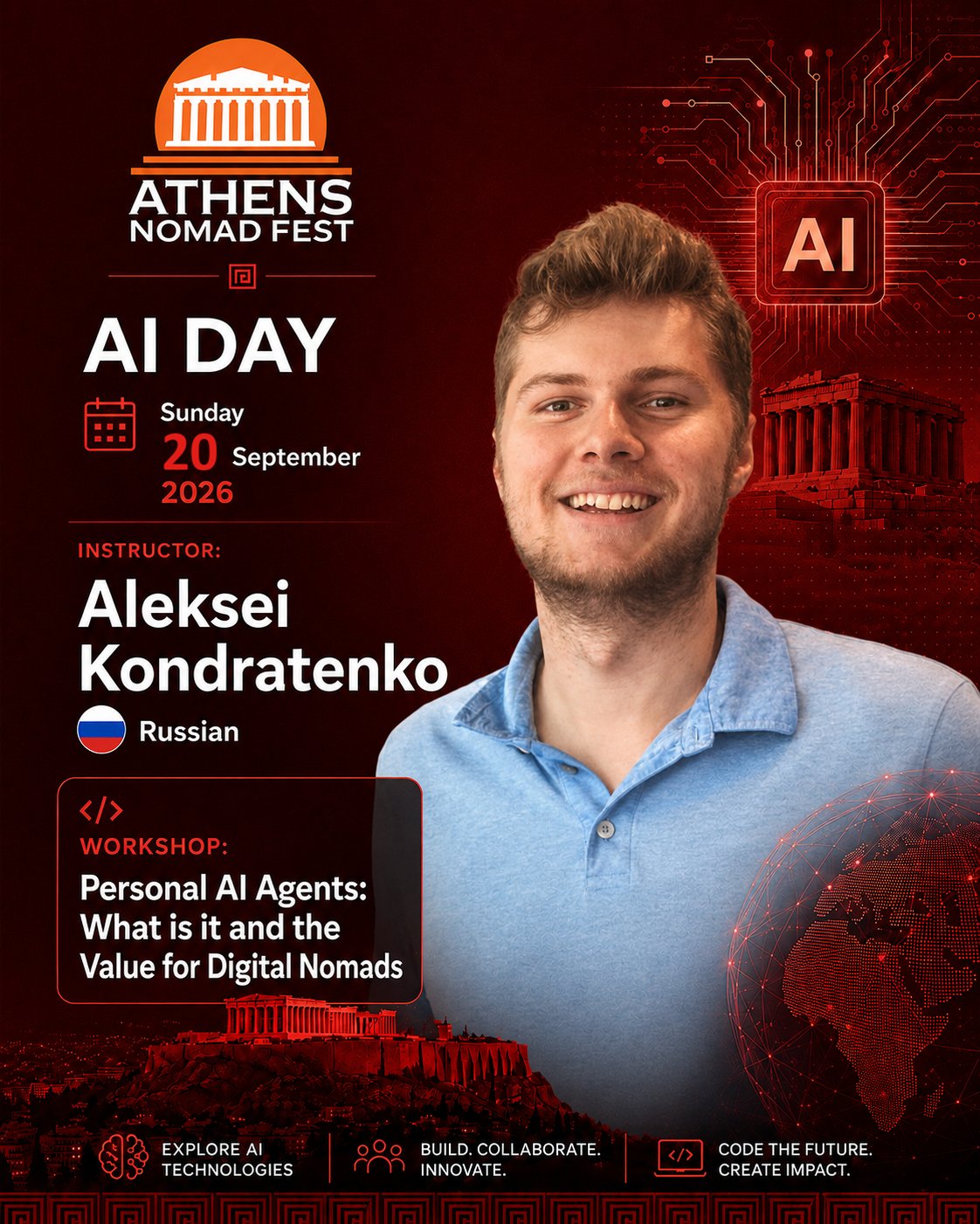 Aleksei Kondratenko, Athens Nomad Fest 2026 workshop
