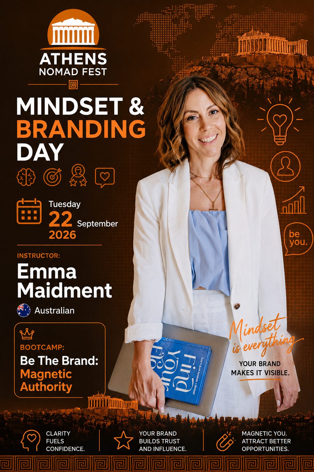Emma Maidment, Athens Nomad Fest 2026 bootcamp