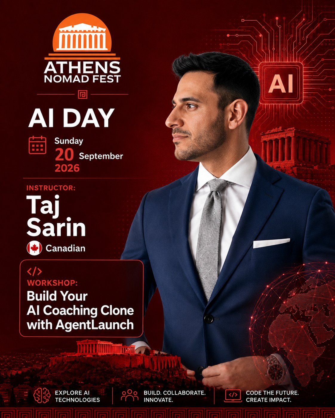 Taj Sarin, Athens Nomad Fest 2026 workshop