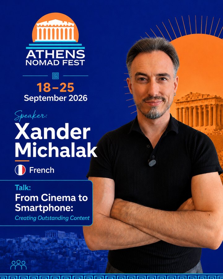 Xander Michalak, Athens Nomad Fest 2026 talk