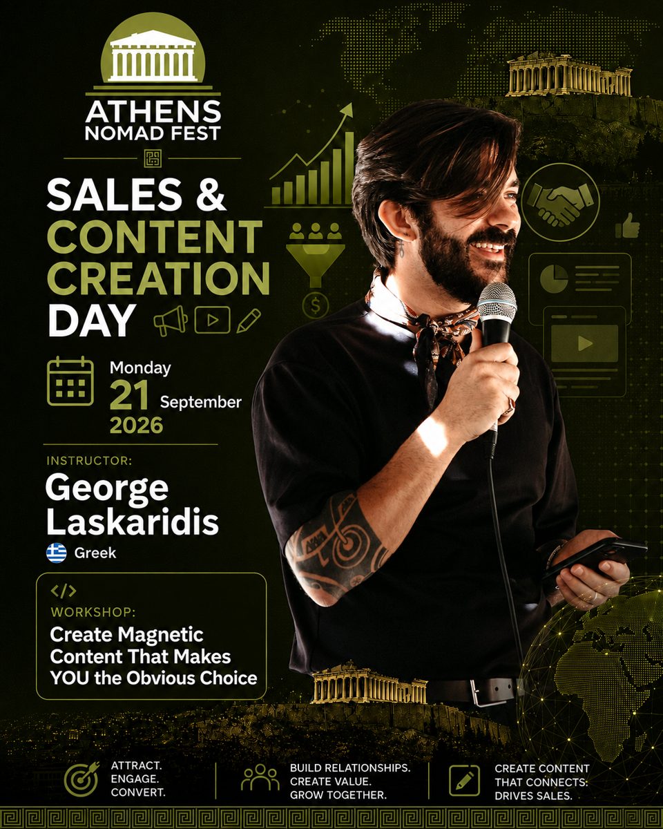 George Laskaridis, Athens Nomad Fest 2026 workshop