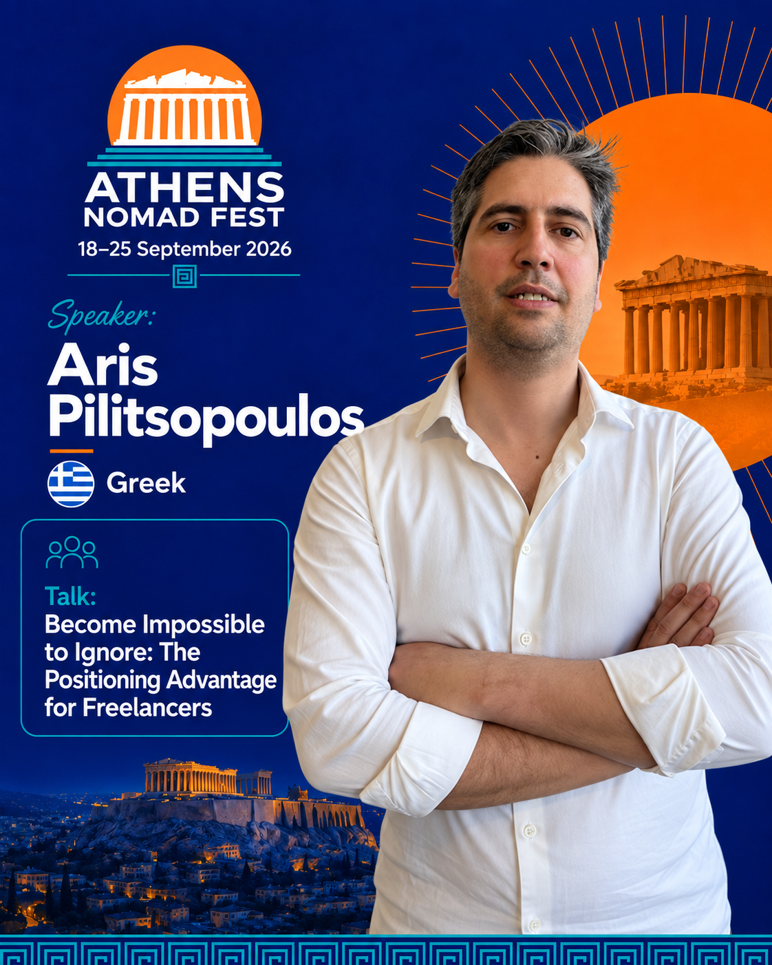 Aris Pilitsopoulos, Athens Nomad Fest 2026 talk